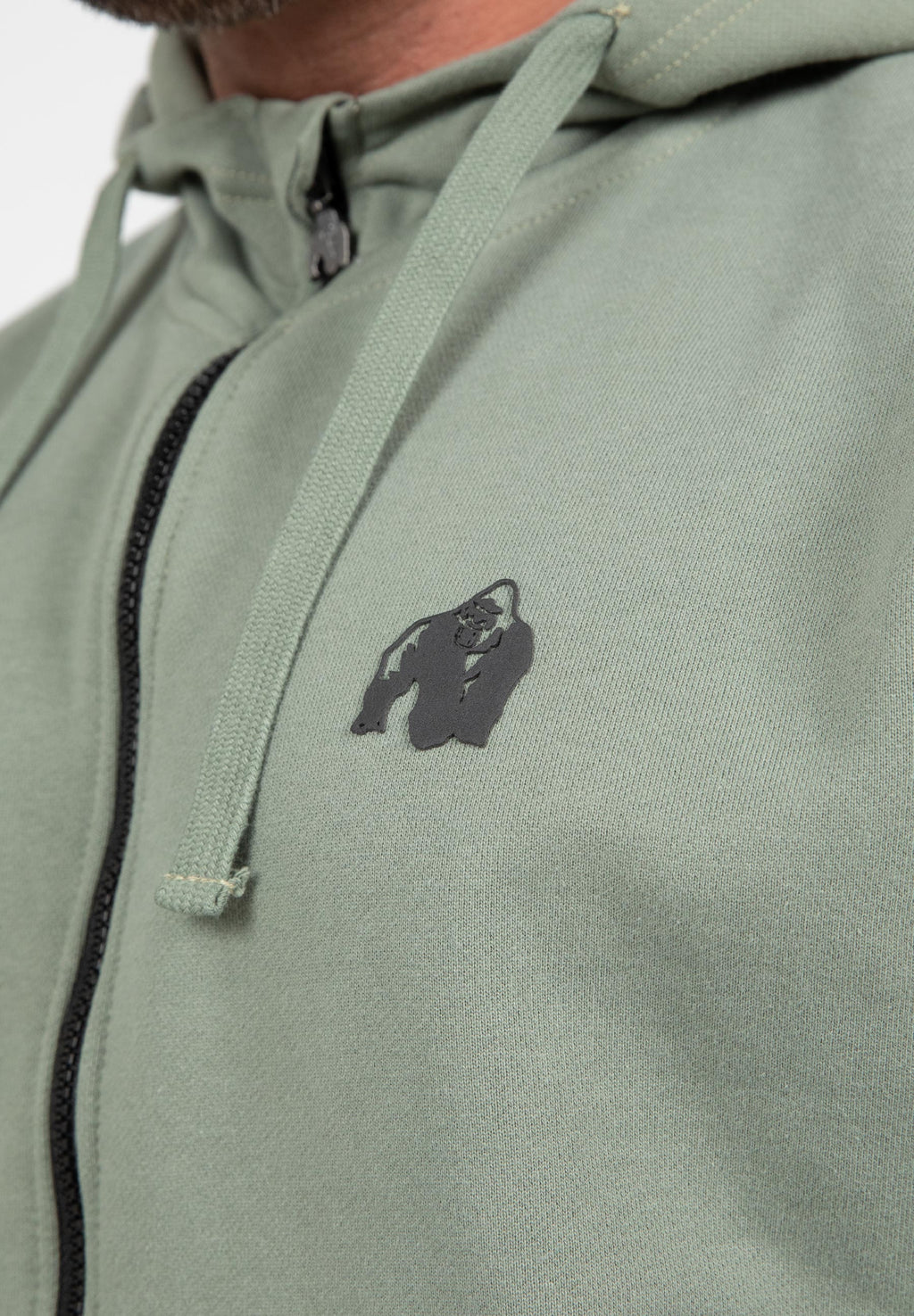 Gorilla Wear Leon Vest met Capuchon - Groen