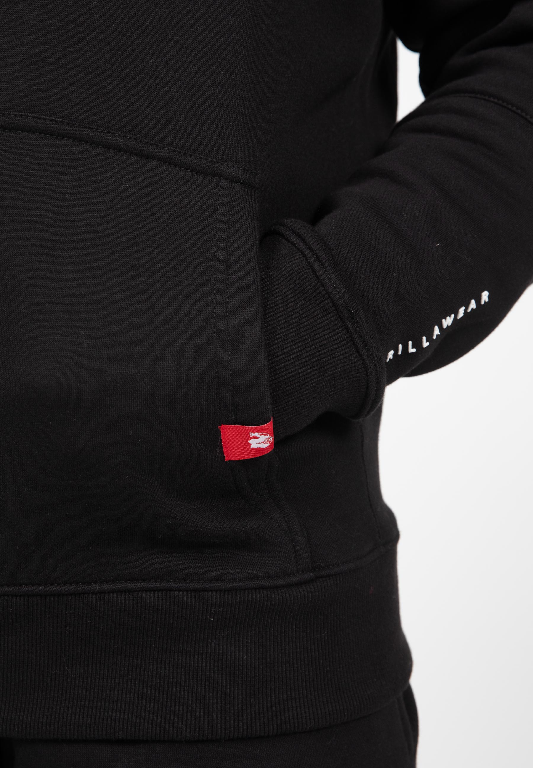 Gorilla Wear Leon Vest met Capuchon - Zwart