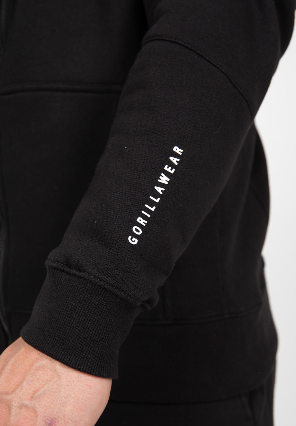Gorilla Wear Leon Vest met Capuchon - Zwart
