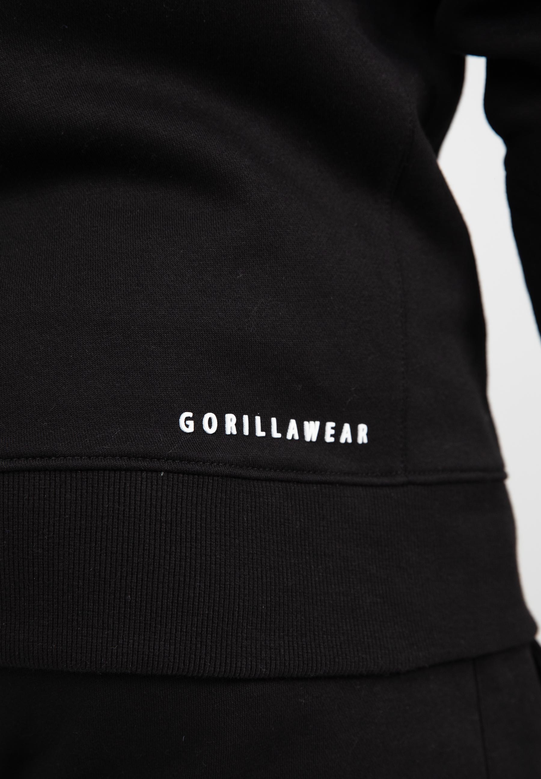 Gorilla Wear Leon Vest met Capuchon - Zwart