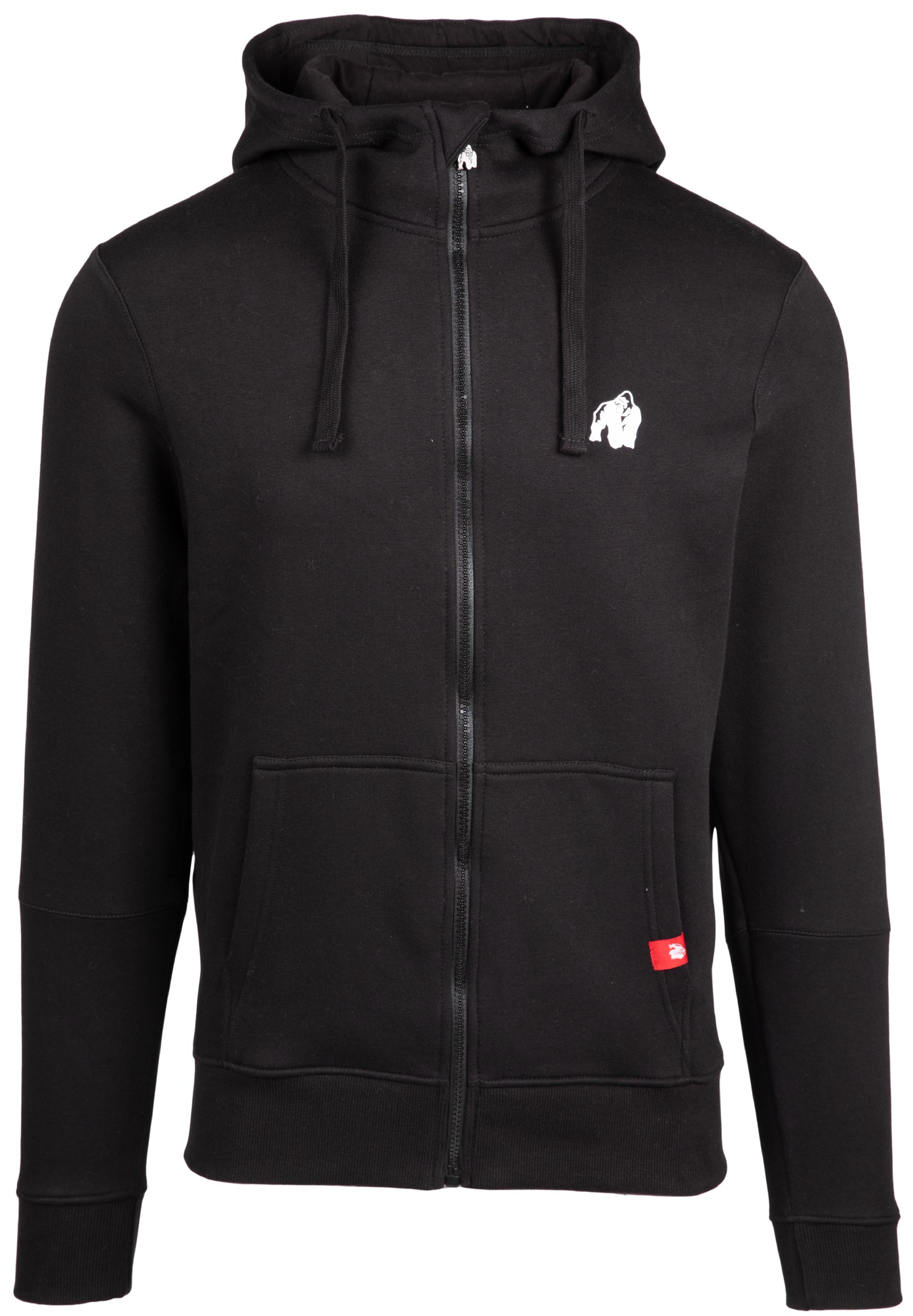 Gorilla Wear Leon Vest met Capuchon - Zwart