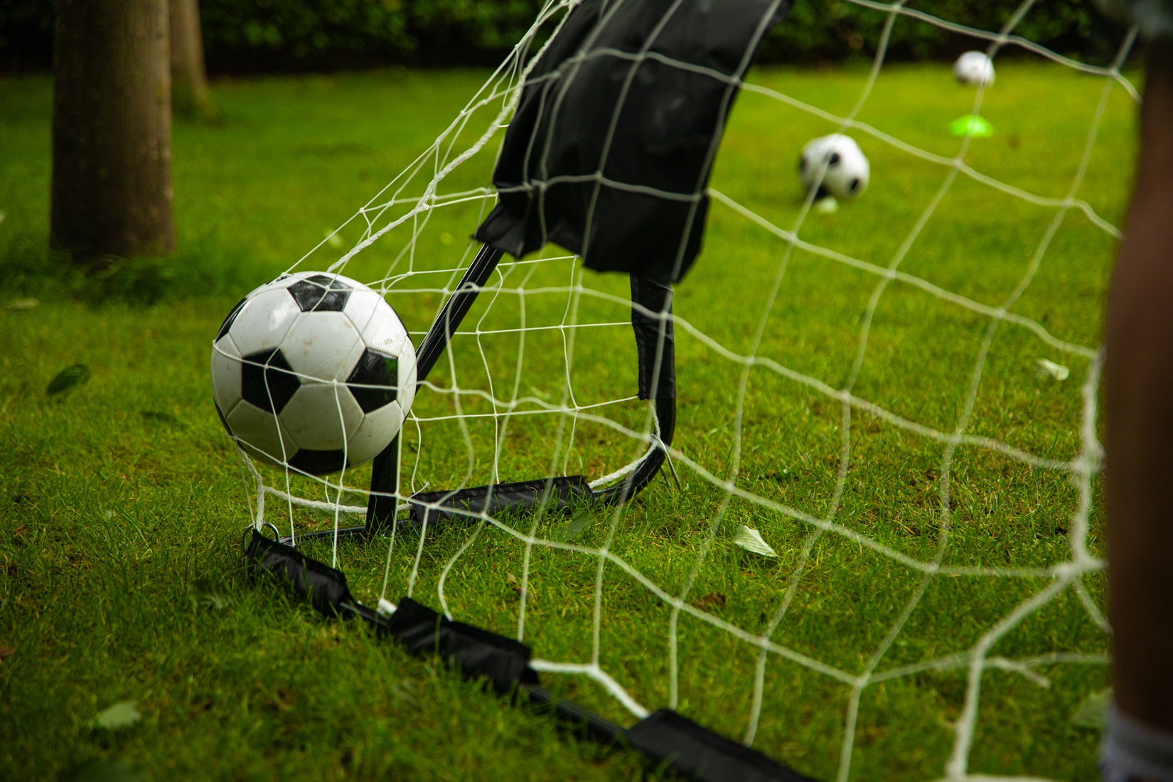 VirtuFit Voetbaldoel met Doelwand - Voetbal Goal - 120 x 80 cm