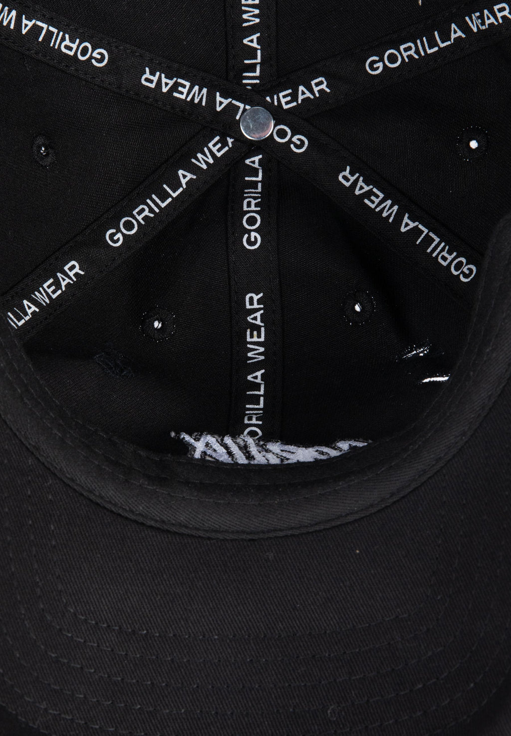 Gorilla Wear Galway Distressed Cap - Pet - Zwart