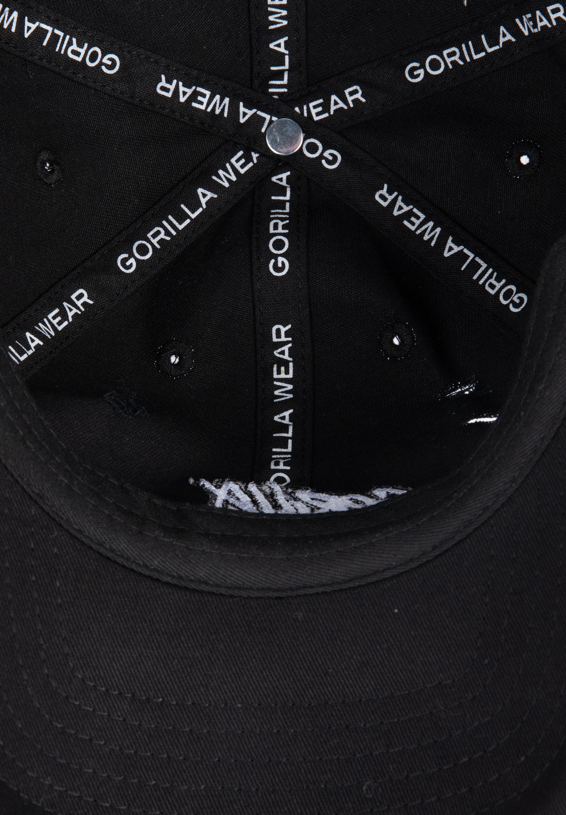 Gorilla Wear Galway Distressed Cap - Pet - Zwart
