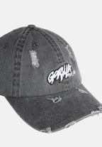 Gorilla Wear Galway Distressed Cap - Pet - Washed Grijs