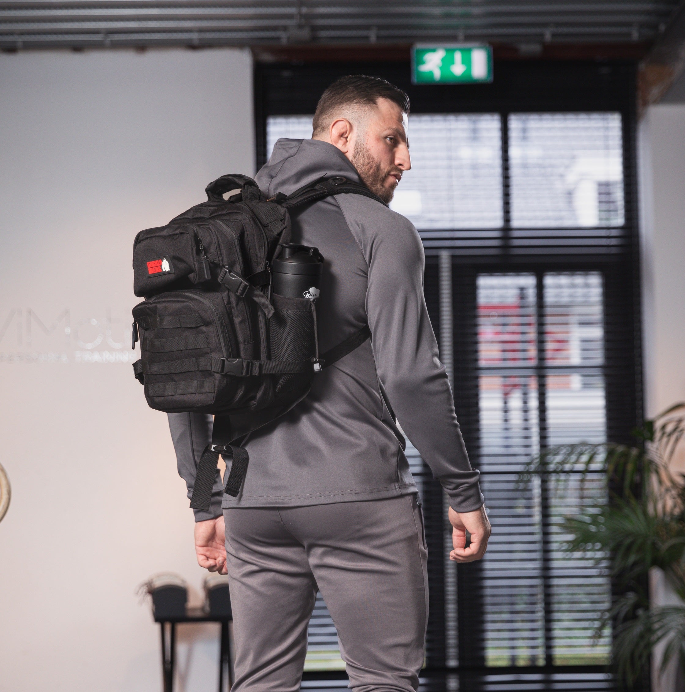 Gorilla Wear Clyde Meal Prep Rugzak - Sporttas - Zwart