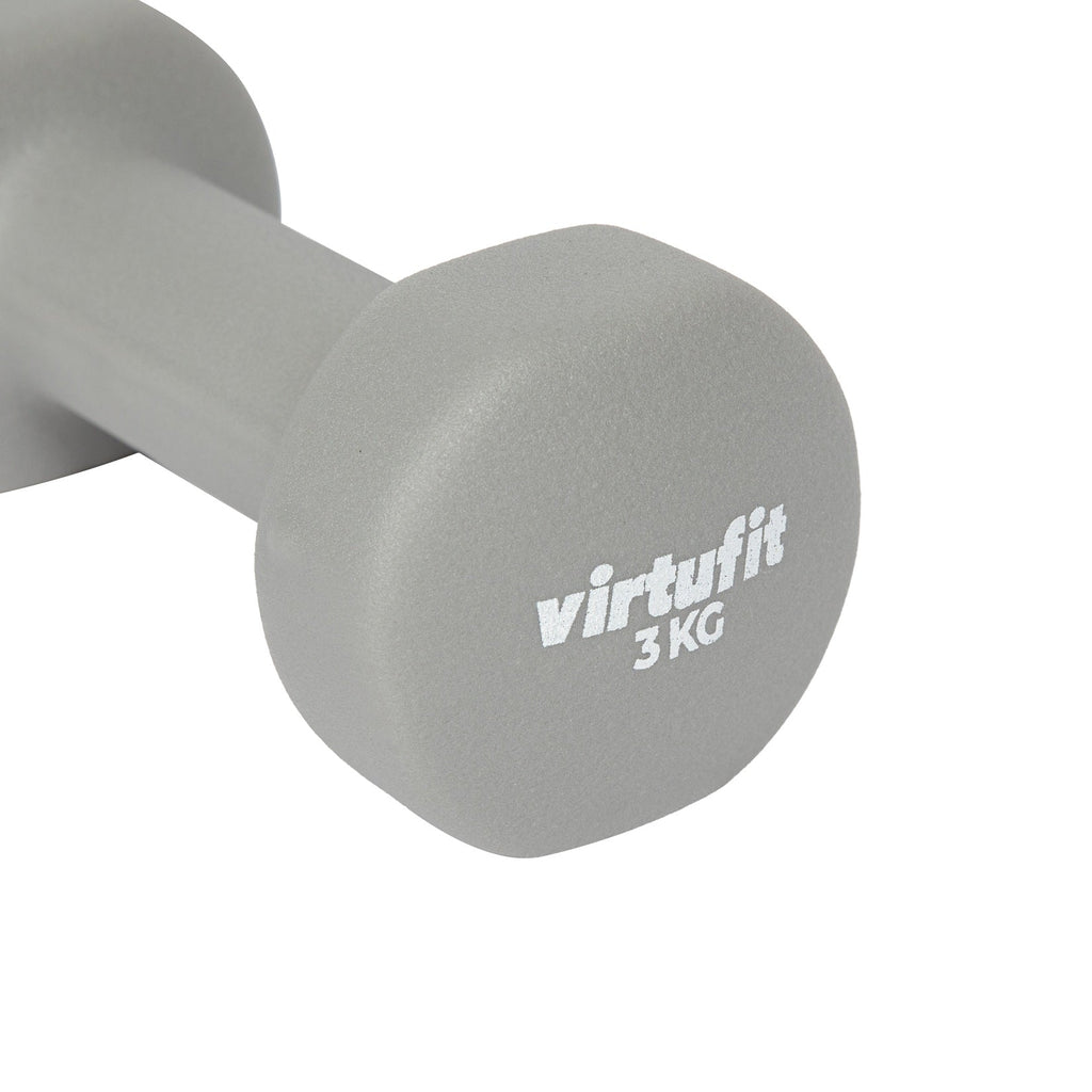 VirtuFit Vinyl Dumbbell Set Pro - 2 x 3 kg