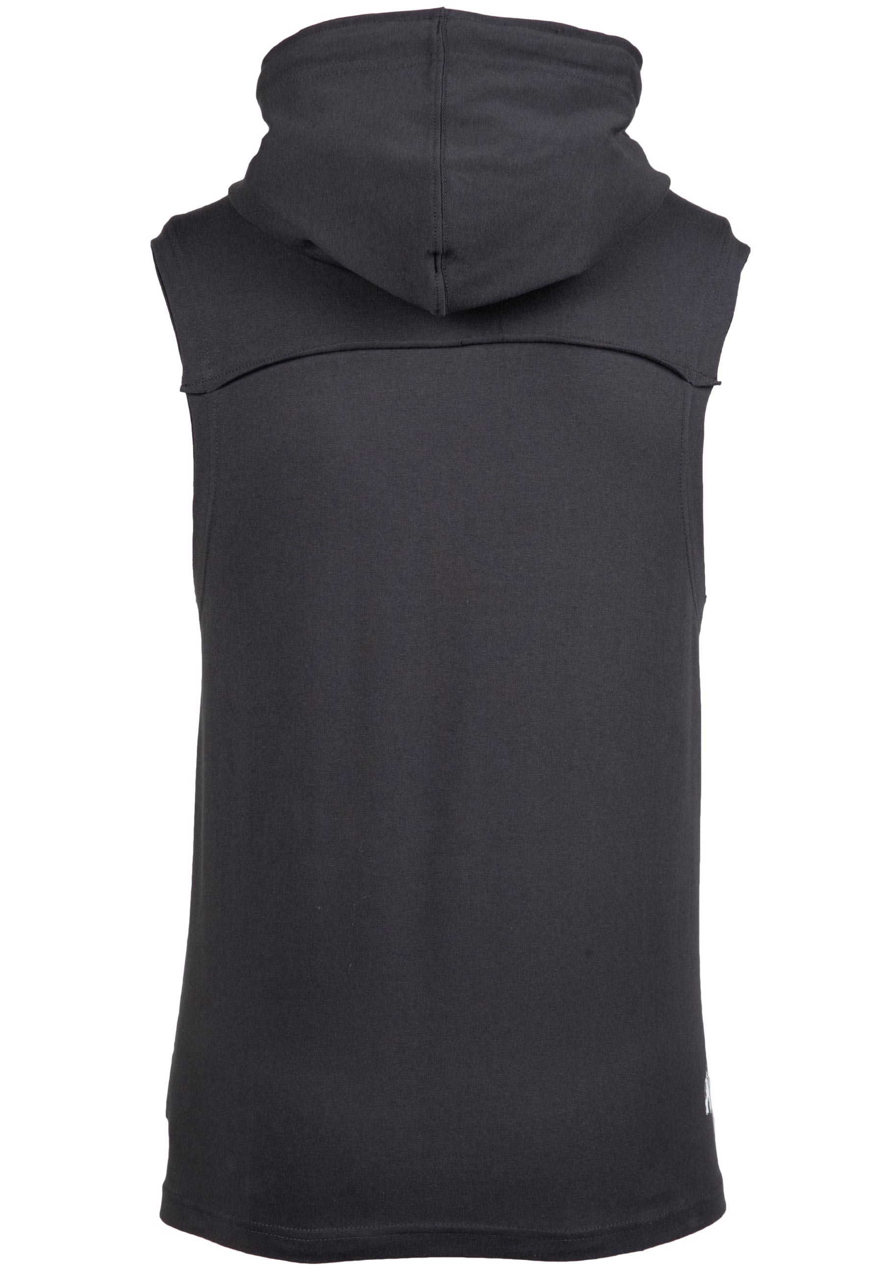 Gorilla Wear Chico Mouwloos T-shirt met Capuchon - Donkergrijs