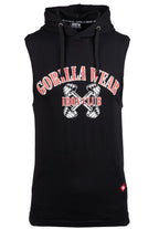 Gorilla Wear Chico Mouwloos T-shirt met Capuchon - Zwart
