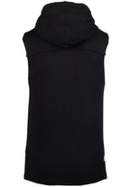 Gorilla Wear Chico Mouwloos T-shirt met Capuchon - Zwart