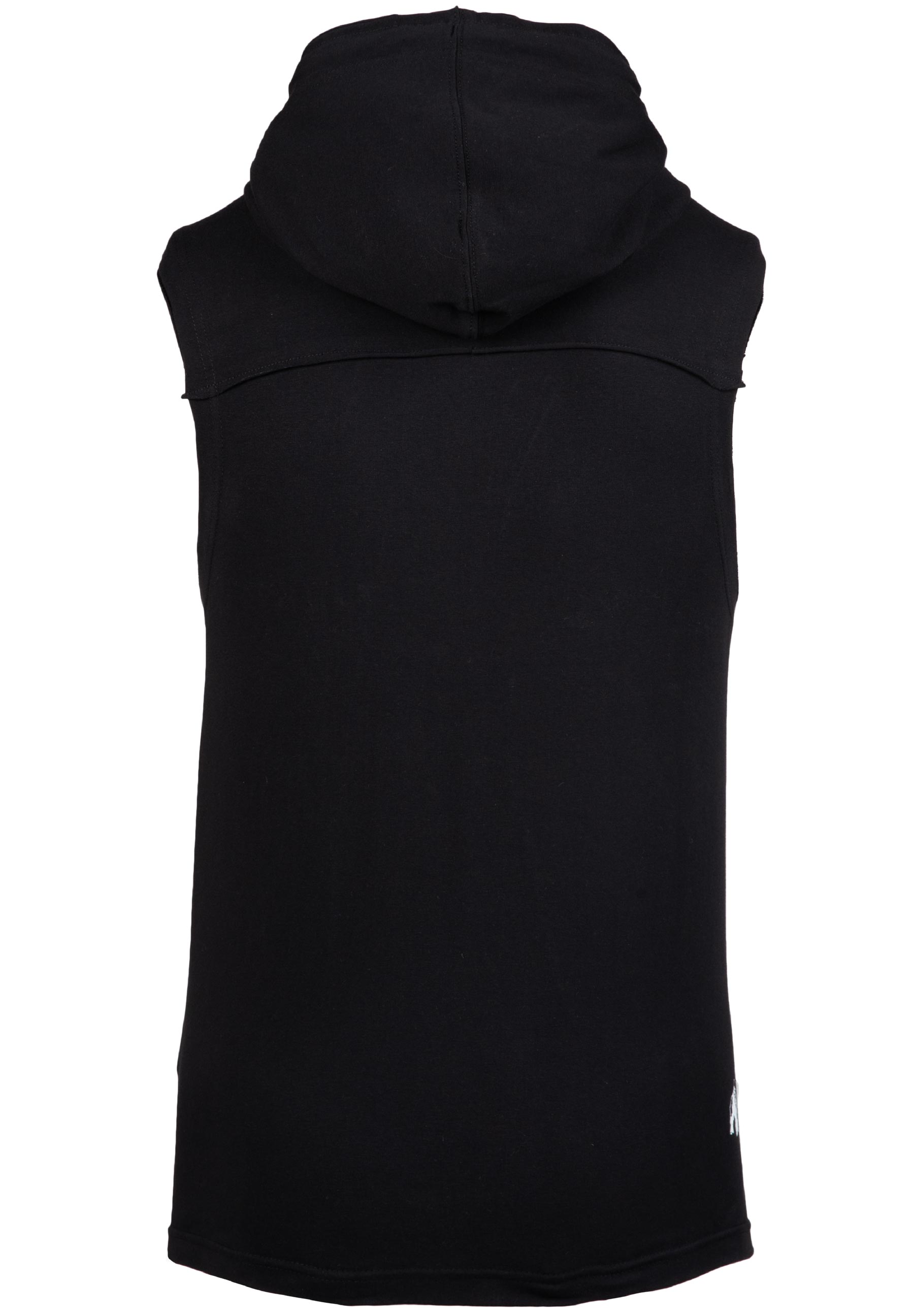 Gorilla Wear Chico Mouwloos T-shirt met Capuchon - Zwart