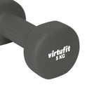 VirtuFit Vinyl Dumbbell Set Pro - 2 x 5 kg