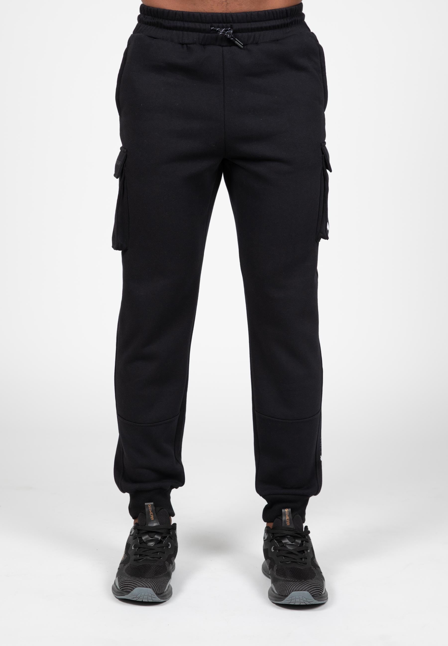 Gorilla Wear Hudson Cargo Joggingbroek - Zwart
