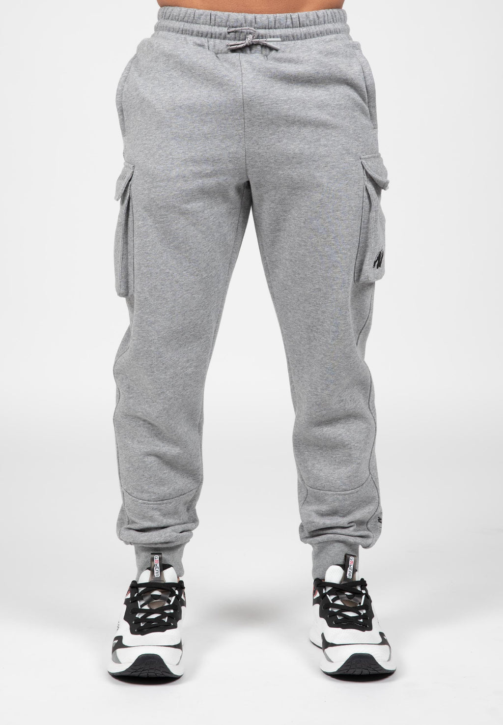 Gorilla Wear Hudson Cargo Joggingbroek - Grijs Gemeleerd