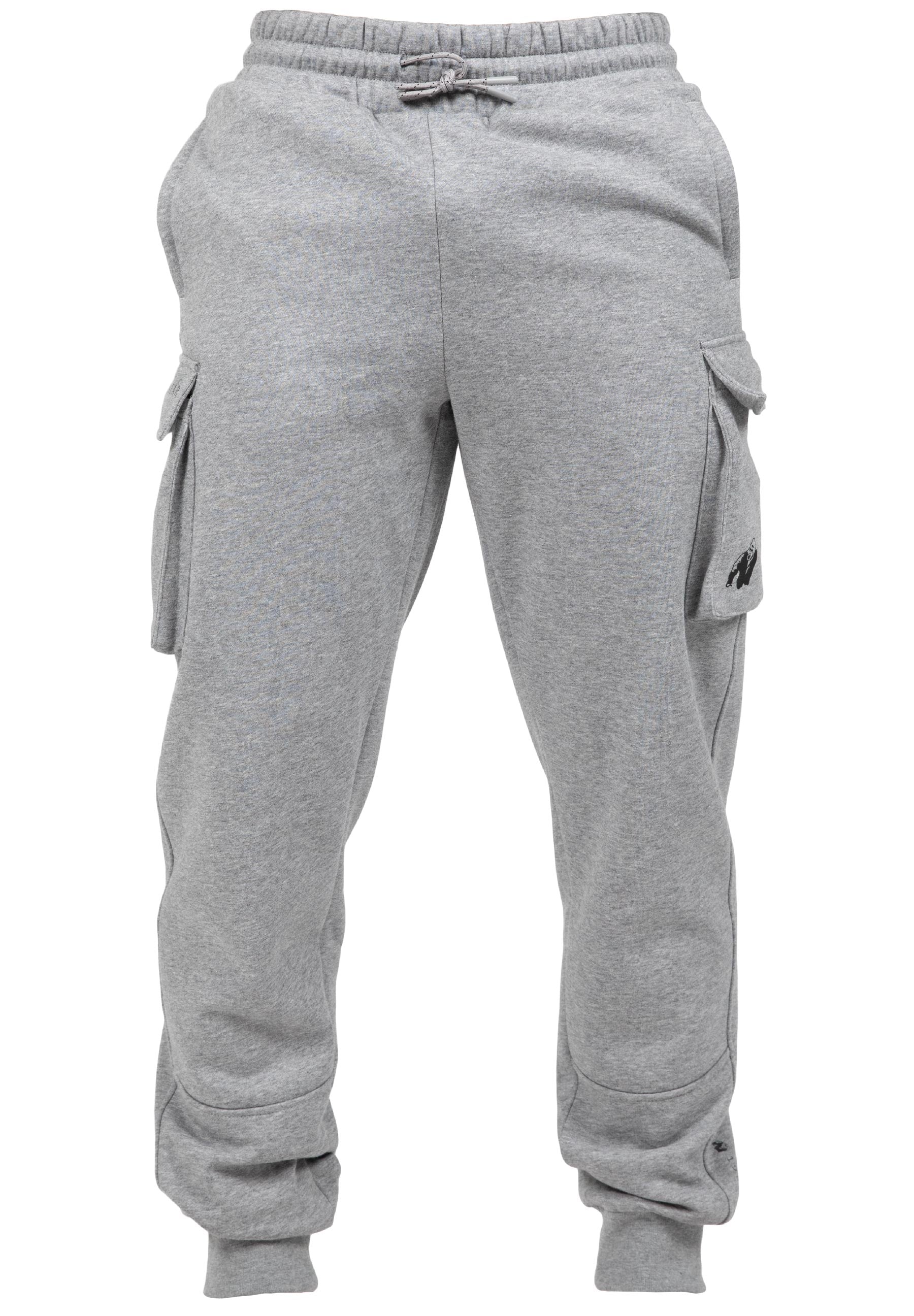 Gorilla Wear Hudson Cargo Joggingbroek - Grijs Gemeleerd