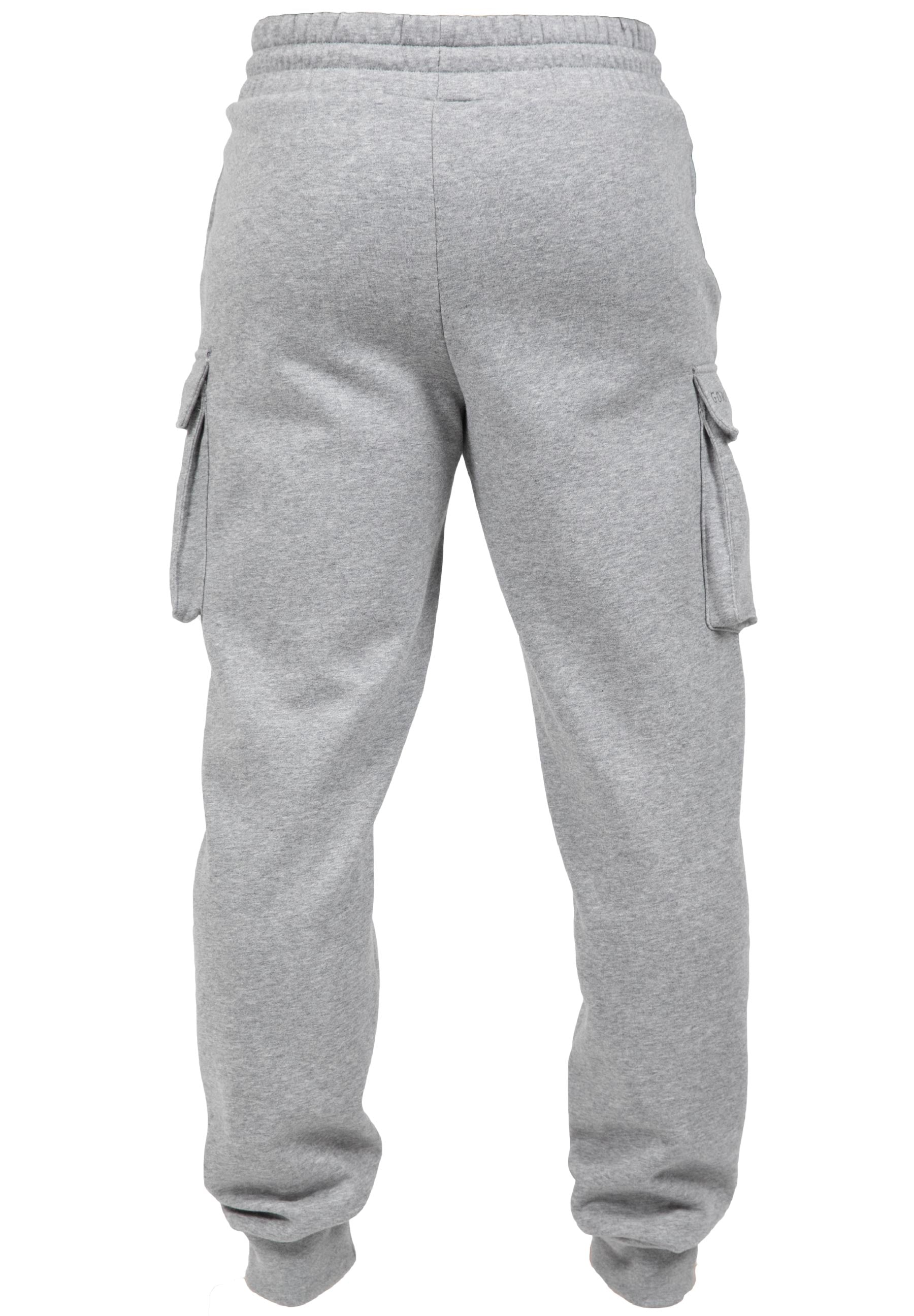 Gorilla Wear Hudson Cargo Joggingbroek - Grijs Gemeleerd