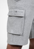 Gorilla Wear Hudson Cargo Sweat Shorts - Grijs Gemeleerd