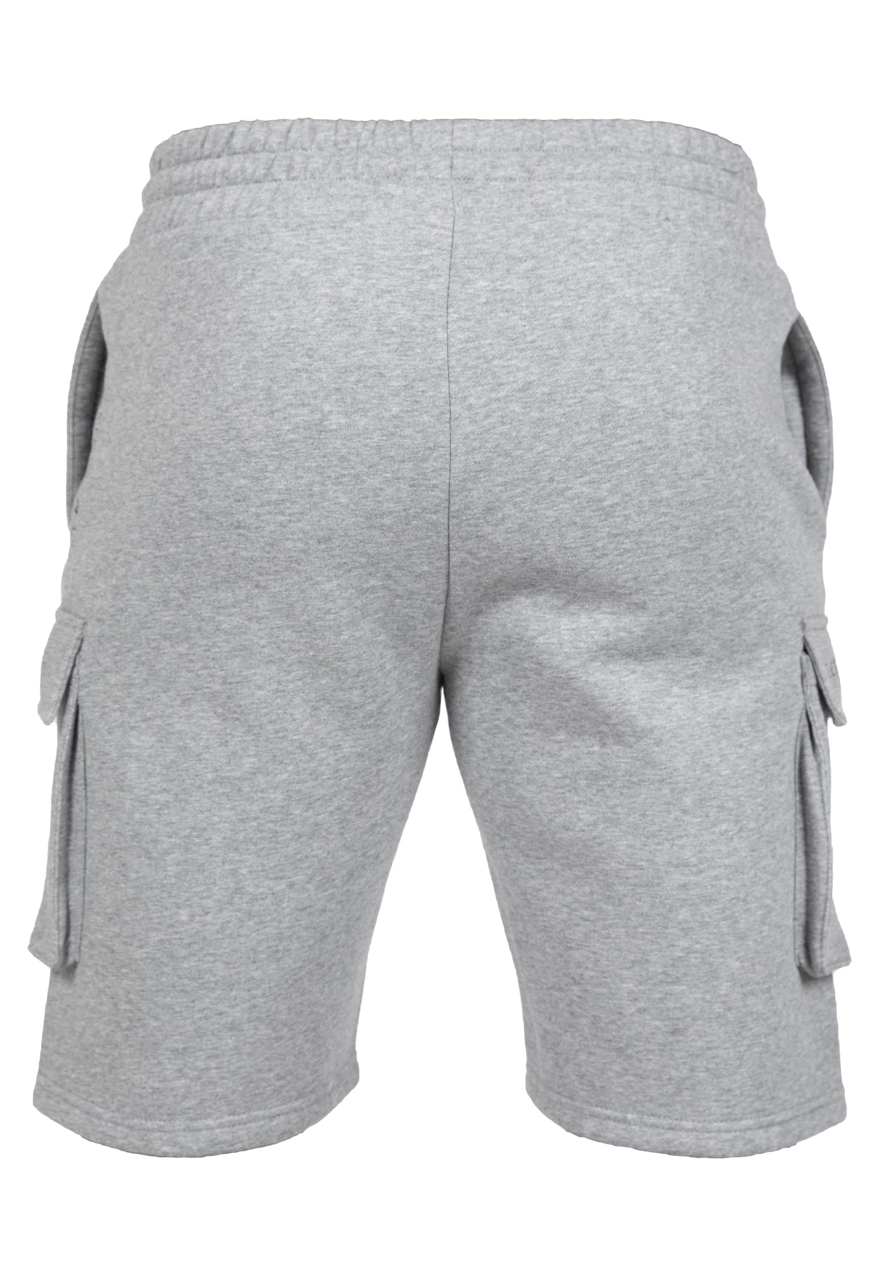 Gorilla Wear Hudson Cargo Sweat Shorts - Grijs Gemeleerd