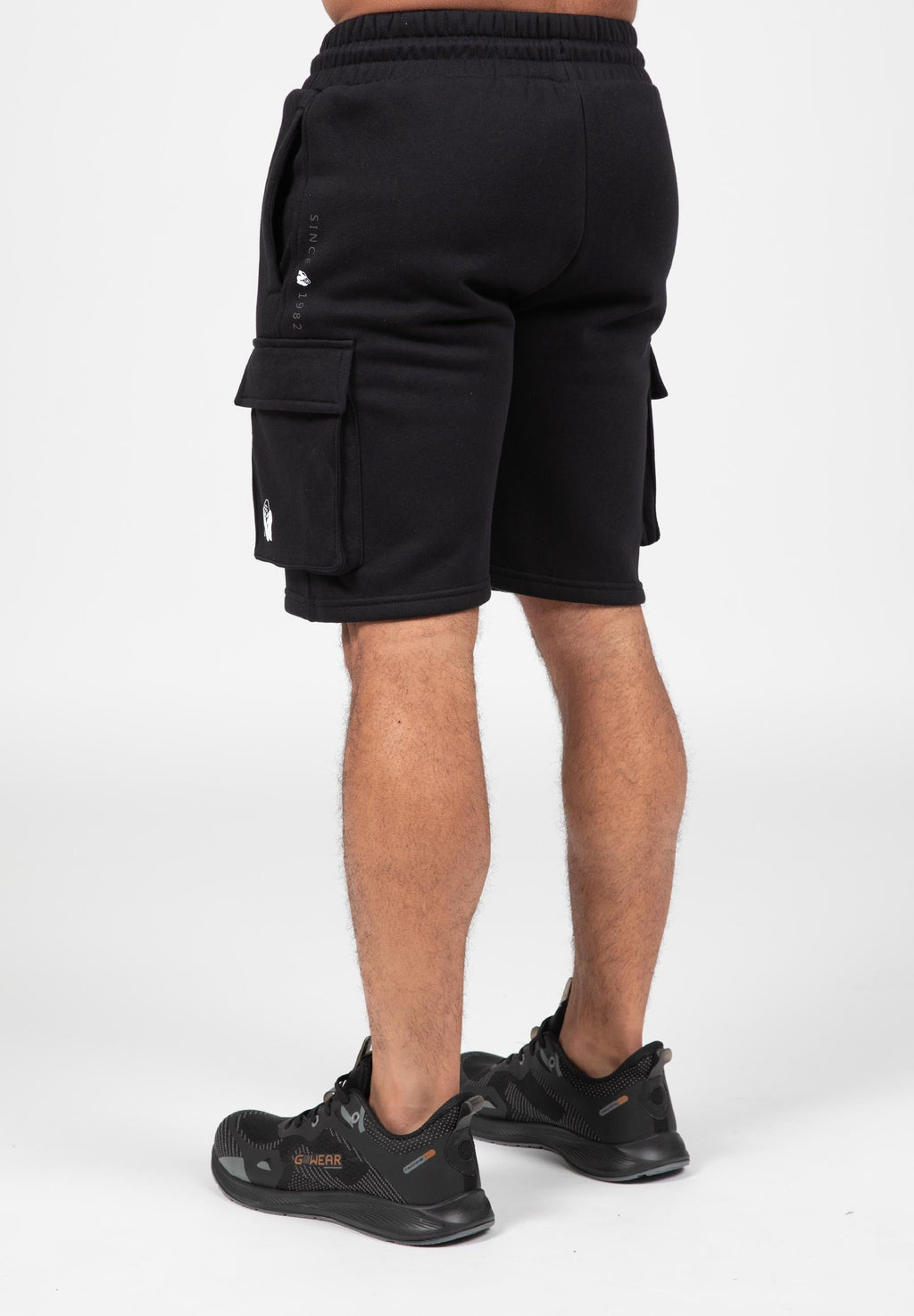 Gorilla Wear Hudson Cargo Sweat Shorts - Zwart