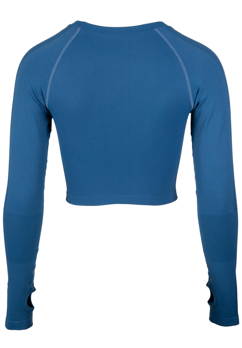 Gorilla Wear Hilton Seamless Cropped Longsleeve - Blauw
