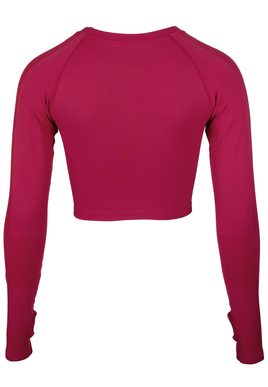 Gorilla Wear Hilton Seamless Cropped Longsleeve - Fuchsia
