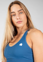 Gorilla Wear Hilton Seamless Sportbeha - Blauw