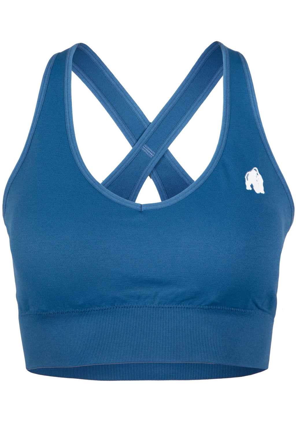 Gorilla Wear Hilton Seamless Sportbeha - Blauw