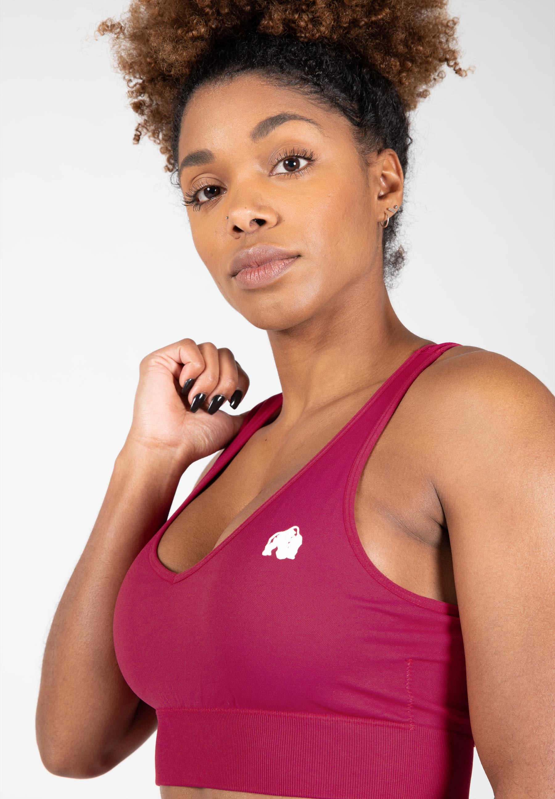 Gorilla Wear Hilton Seamless Sportbeha - Fuchsia