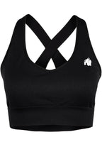 Gorilla Wear Hilton Seamless Sportbeha - Zwart
