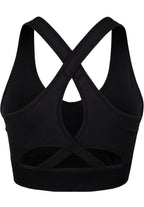 Gorilla Wear Hilton Seamless Sportbeha - Zwart