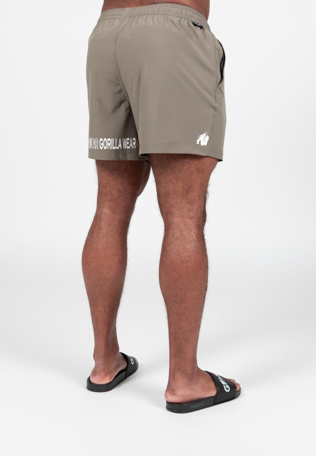 Gorilla Wear Otis Zwembroek - Korte Broek - Legergroen