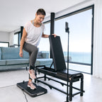 Flow Fitness DSG100i met Perform Fitnessbank - Smart Home Gym - Krachtstation