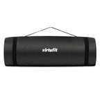 VirtuFit NBR Fitnessmat - 180 x 60 x 1,5 cm - Zwart - met Draagkoord - Gratis Trainingsvideo's