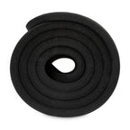 VirtuFit NBR Fitnessmat - 180 x 60 x 1,5 cm - Zwart - met Draagkoord - Gratis Trainingsvideo's