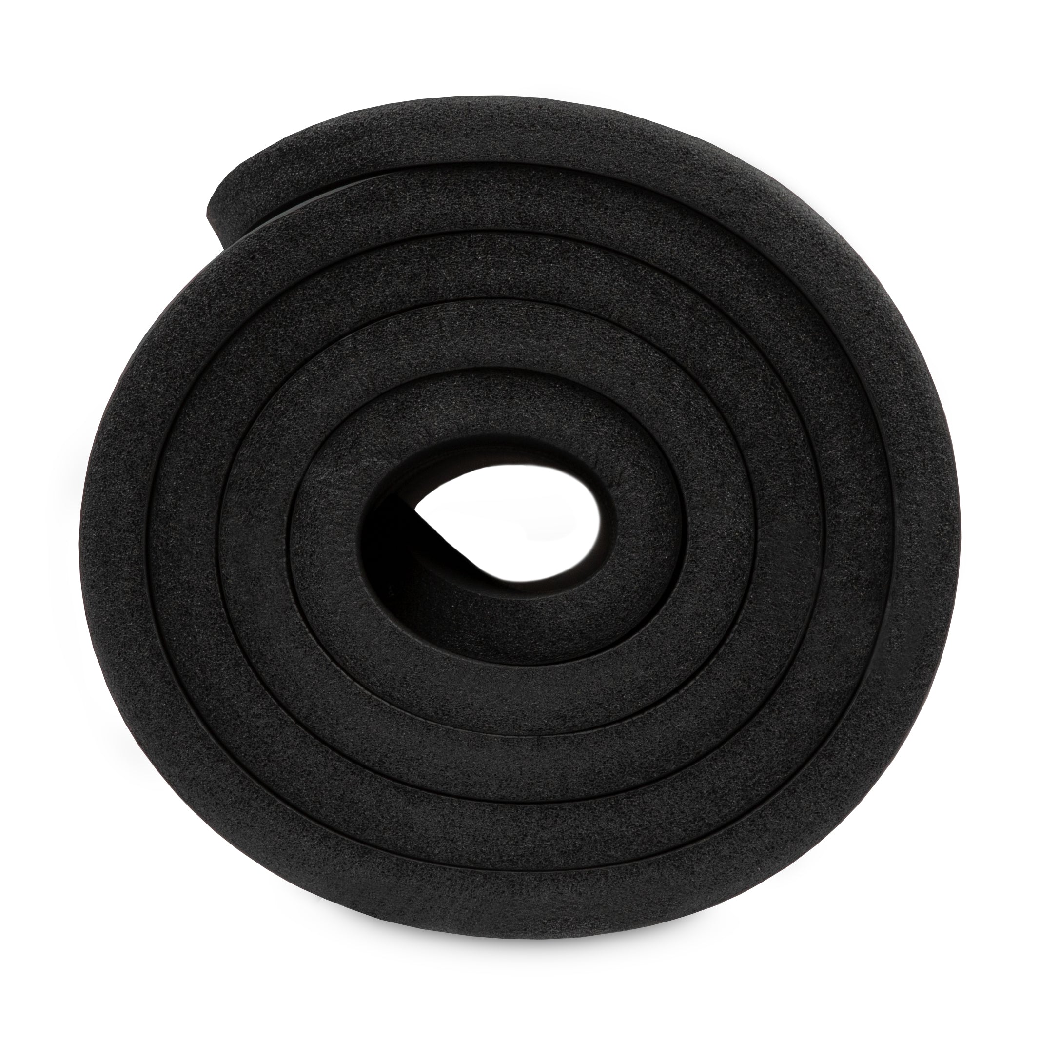 VirtuFit NBR Fitnessmat - 180 x 60 x 1,5 cm - Zwart - met Draagkoord - Gratis Trainingsvideo's