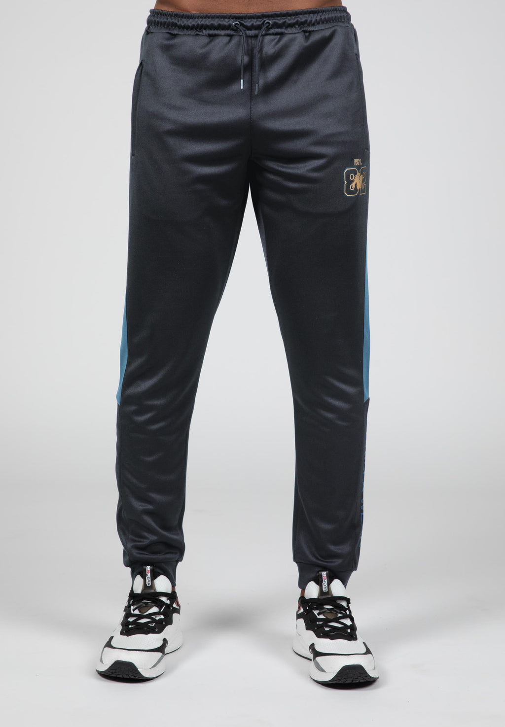 Gorilla Wear Devon Trainingsbroek - Grijs/Blauw
