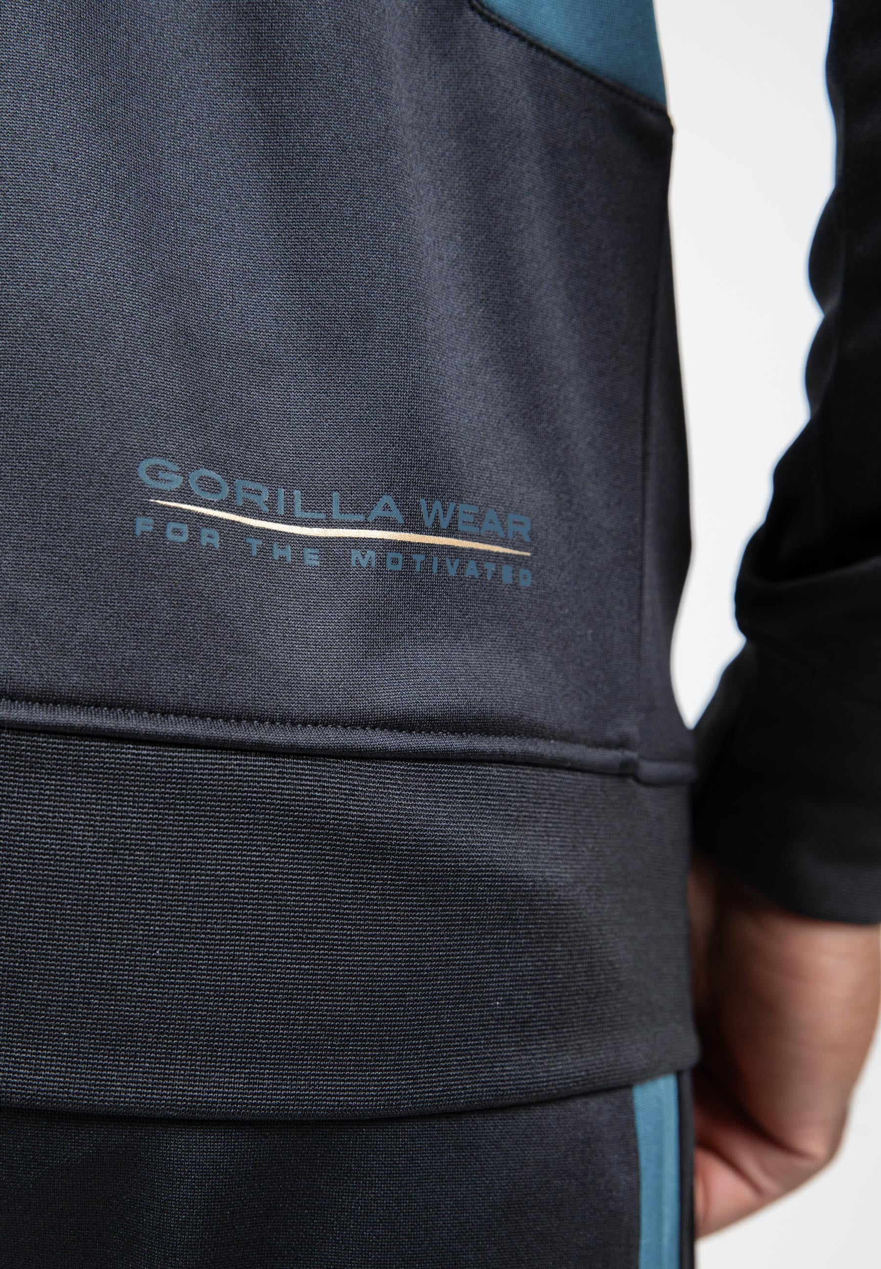 Gorilla Wear Devon Trainingsjas - Grijs/Blauw