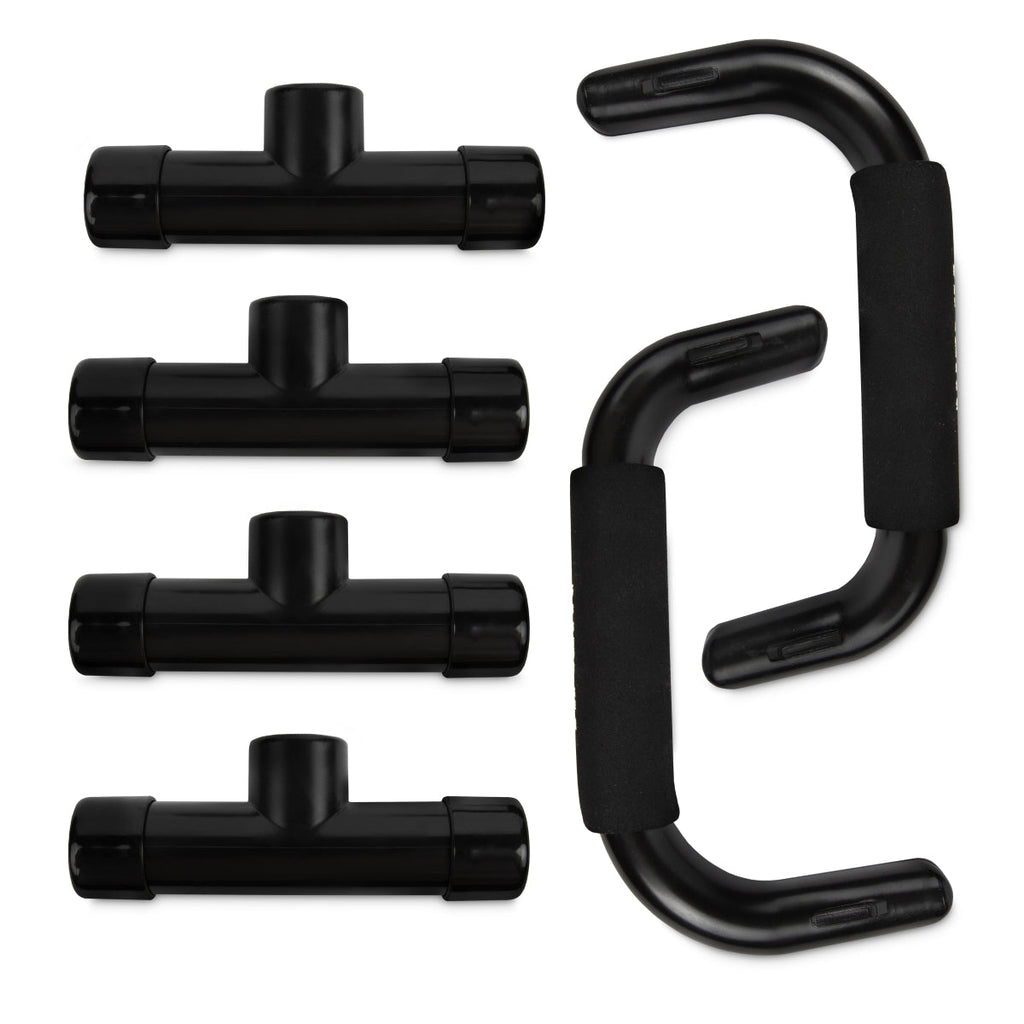 VirtuFit Opdruksteunen - Push Up bars - Zwart