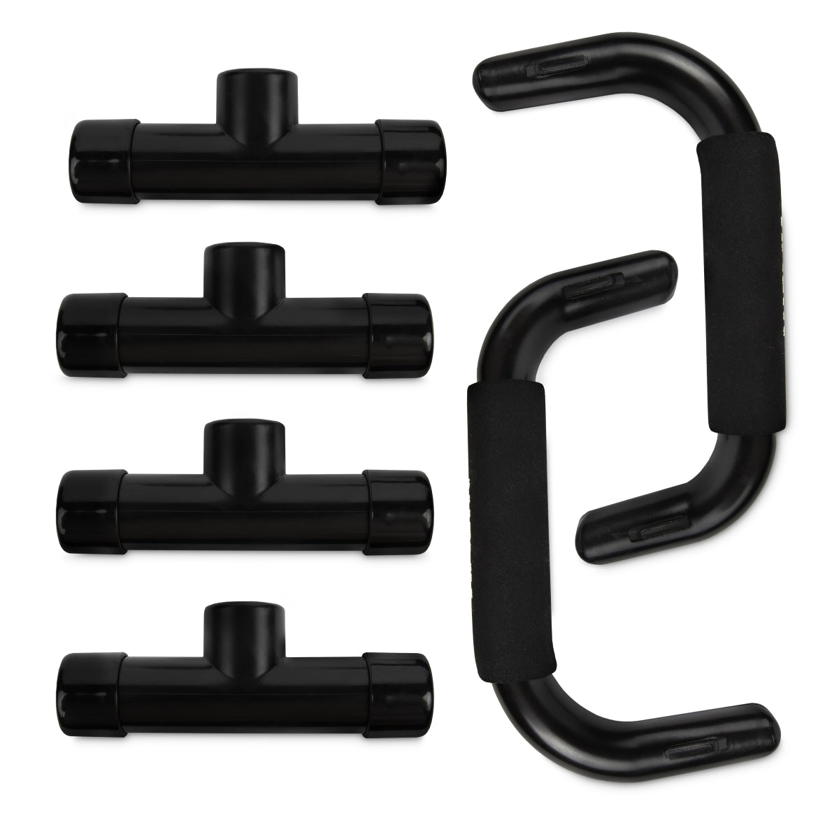 VirtuFit Opdruksteunen - Push Up bars - Zwart