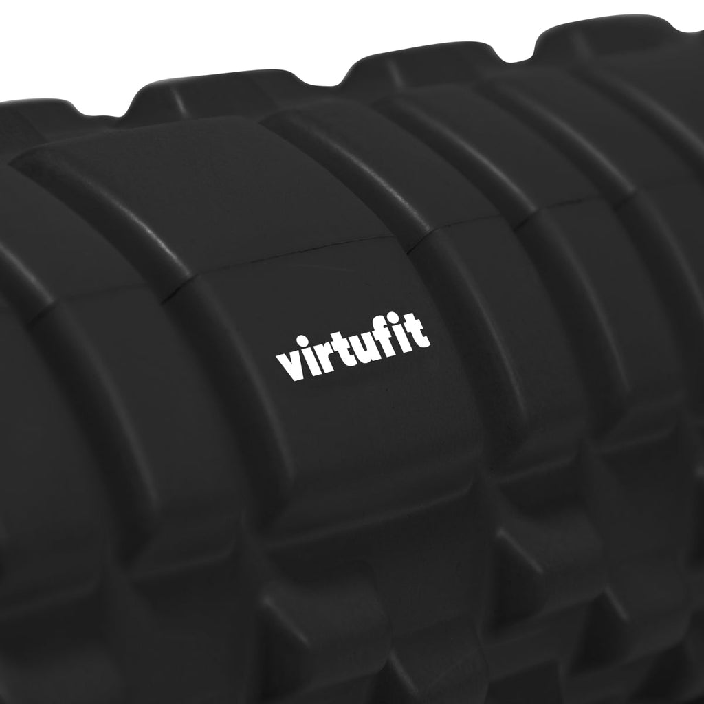 VirtuFit Grid Foam Roller - Massage roller - 33 cm - Zwart