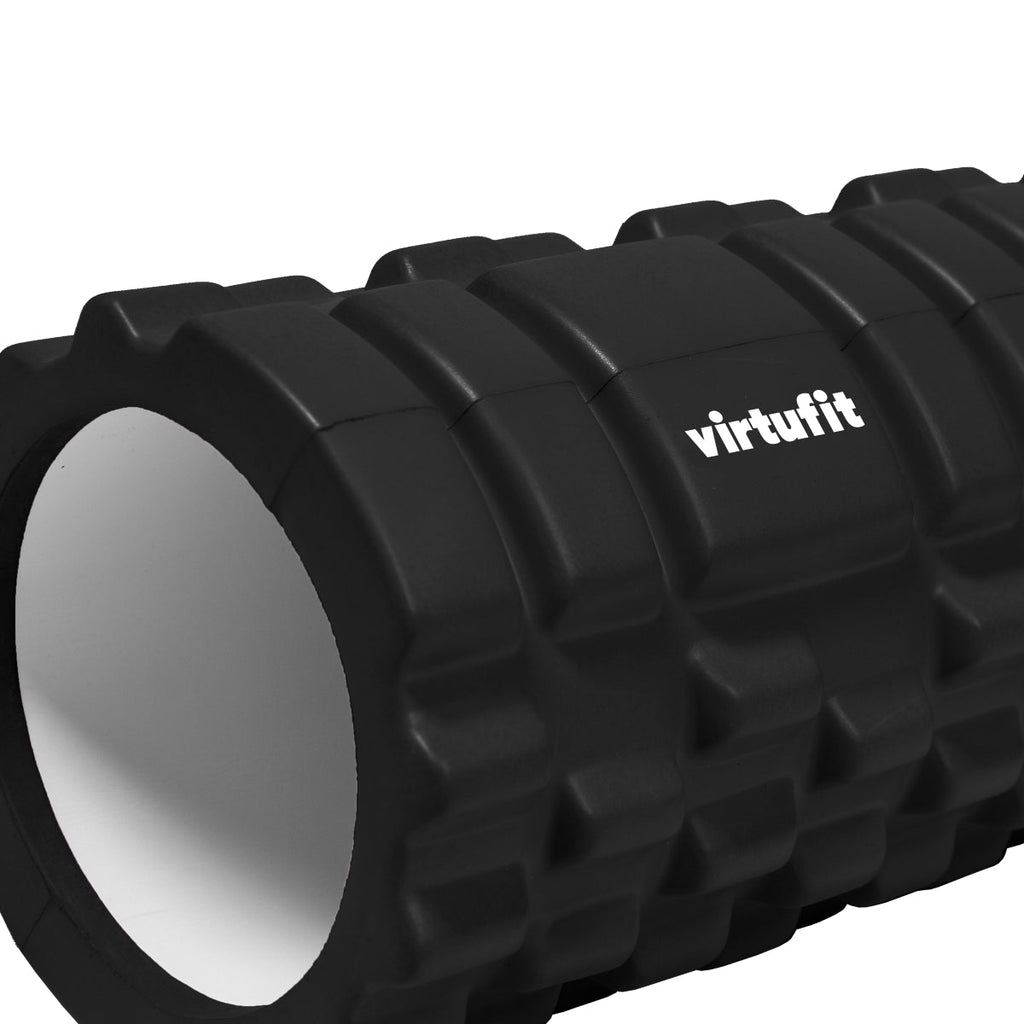VirtuFit Grid Foam Roller - Massage roller - 33 cm - Zwart