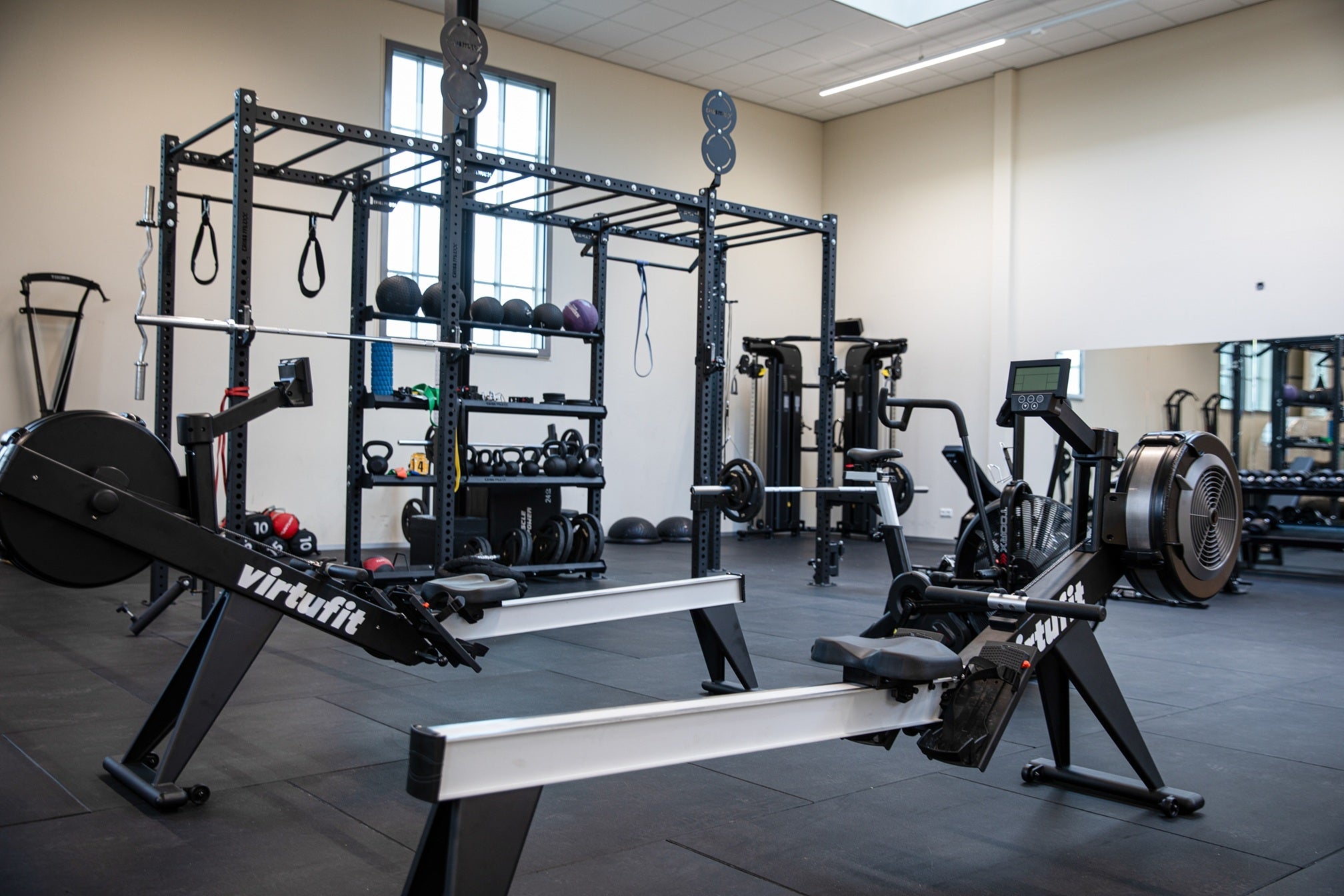 Flow Fitness Rubberen Tegel met Waterdichte SBR-laag - 100 x 100 cm Set
