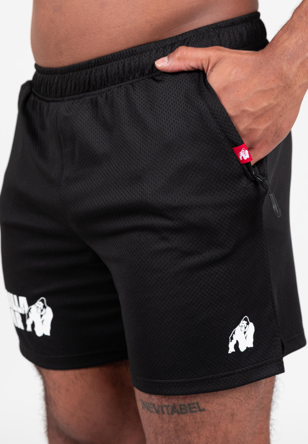 Gorilla Wear Miles Mesh Korte Broek - Zwart