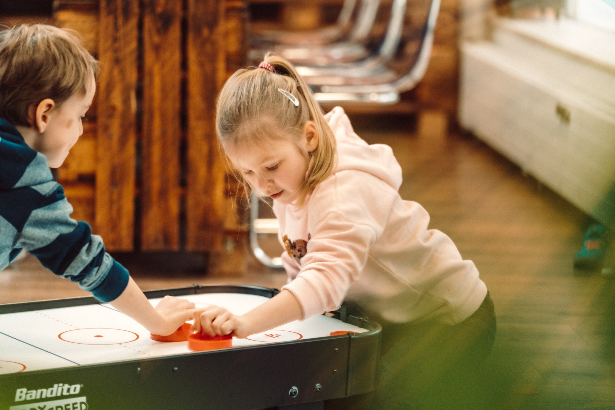Bandito KiddySpeed Mini Airhockey Tafel - Zwart