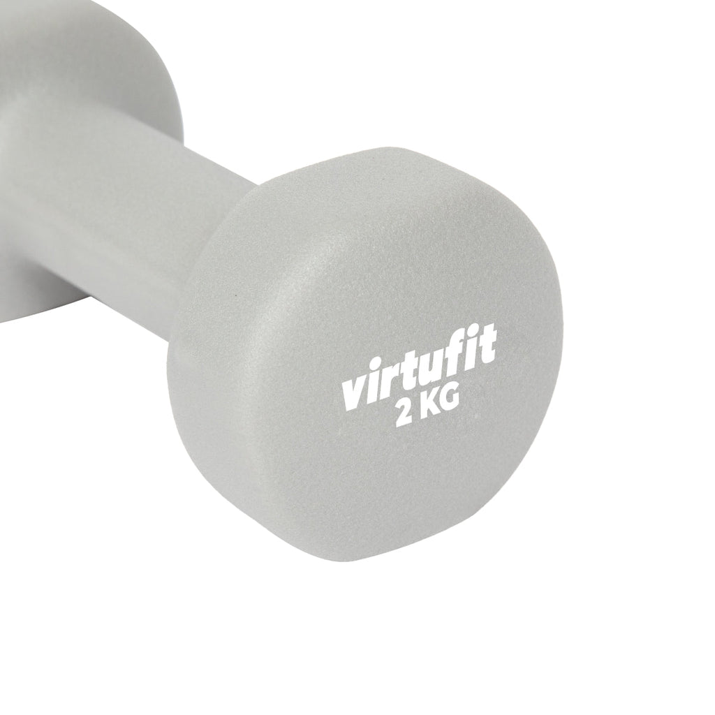 VirtuFit Vinyl Dumbbell Set Pro - 2 x 2 kg