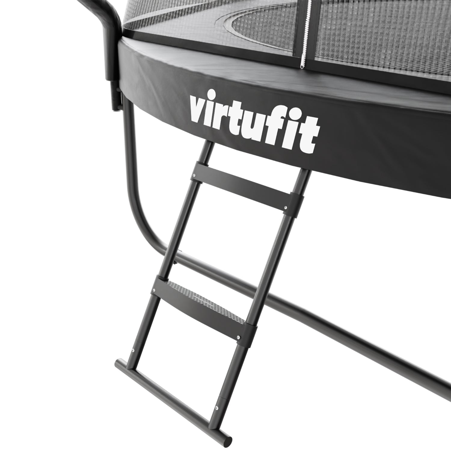 VirtuFit Premium Trampoline met Veiligheidsnet - Zwart - 305 cm