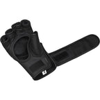 RDX Sports F15 Noir MMA Grappling Gloves - Zwart