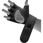 RDX Sports F15 Noir MMA Grappling Gloves - Zwart