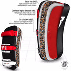 RDX Sports Stootkussen - Thai Kick Pad - Rood