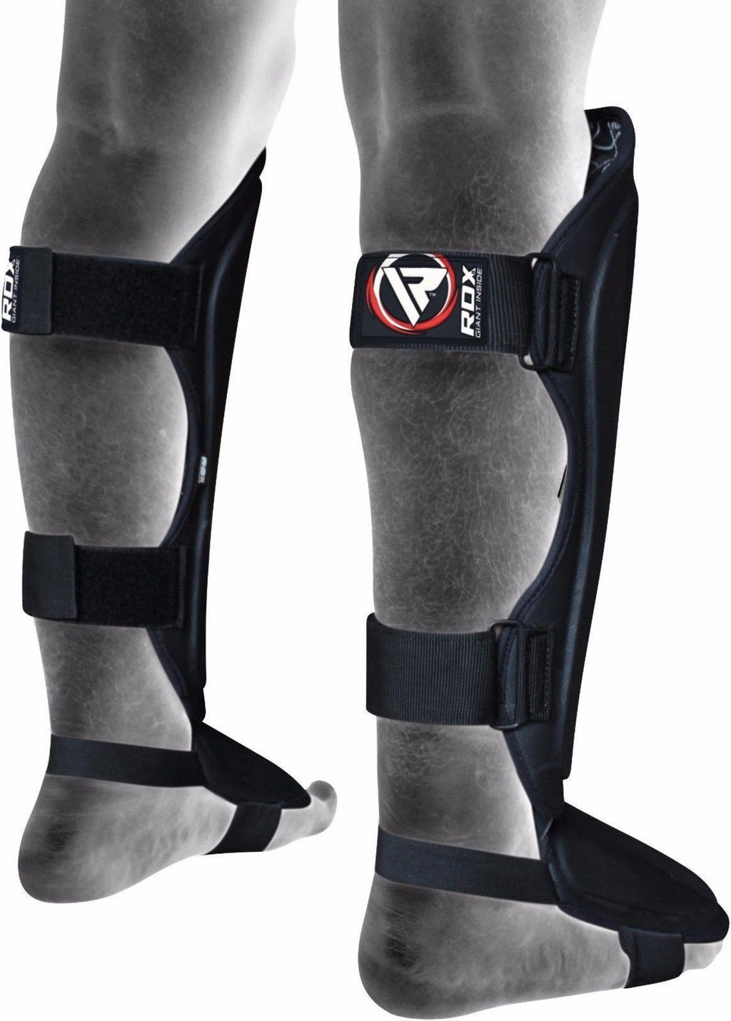 RDX Sports Scheenbeschermers Shin Instep King - Zwart